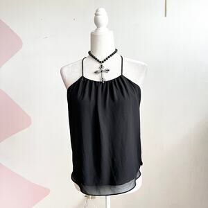 Black Sheer Tank Top Fairy Grunge Goth Whimsigoth Grunge Indie Sleaze Small